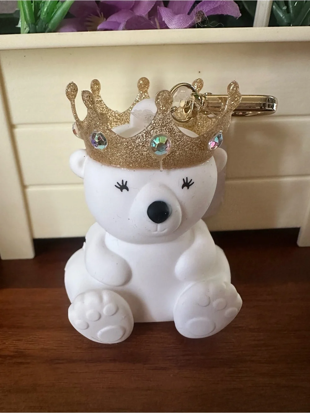 Bath and Body Works Royal Princess Polar Bear Pocketbac holder set 5